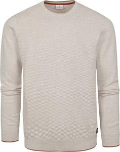 Blue Industry Trui Structuur Licht Beige