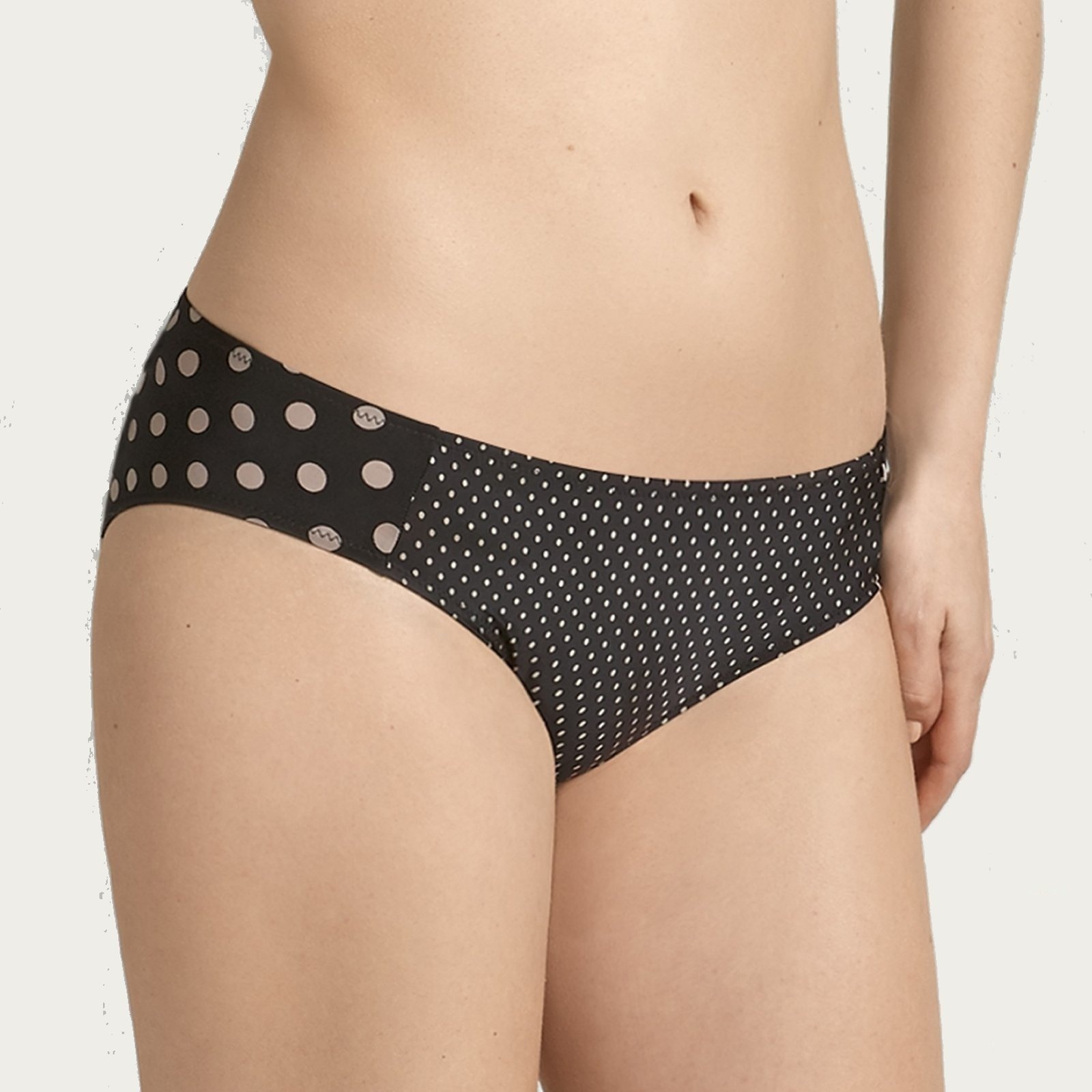 anita Slip Polka Dots Zwart