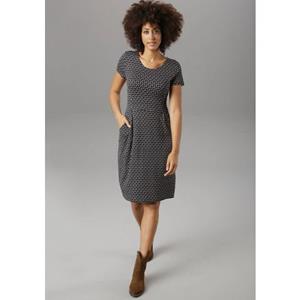 Aniston SELECTED Jerseykleid, mit bunten Punkten