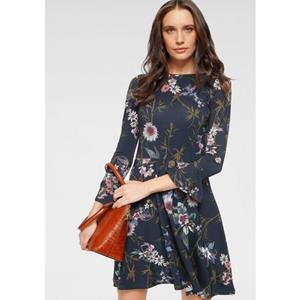 Laura Scott Jerseykleid, mit Volant am Ärmel
