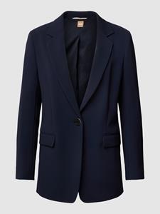 Damesblazer Boss Jocalua8 Relaxed-Fit in Blauw