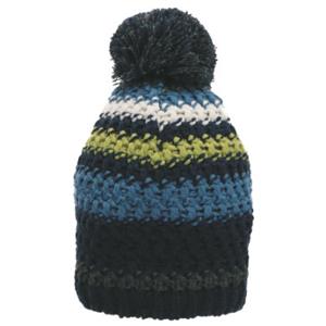 Sterntaler Pom-pom hoed gestreept patroon marine