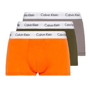 Calvin Klein boxershorts low rise 3-pack oranje-groen-grjis