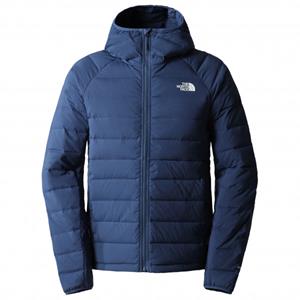 The North Face Belleview Stretch Down Hoodie Heren Isolatiejas Shady Blue