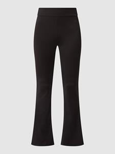 urbanclassics Urban Classics Frauen Legging Ladies Recycled High Waist Flared in schwarz