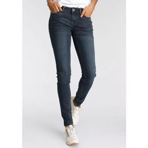 Arizona Skinny-fit-Jeans "mit Keileinsätzen", Low Waist