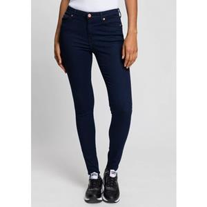 Tommy Jeans Skinny-fit-Jeans NORA MR SKNY, mit Tommy Jeans Logo-Badge & Stickereien