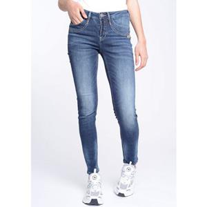 GANG Skinny-fit-Jeans 94MORA mit 3-Knopf-Verschluss und Passe vorne