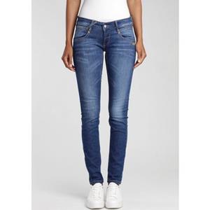 GANG Skinny fit jeans Nena met coole used-effecten