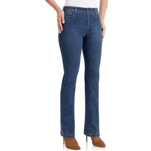 wonderjeans Bootcut-Jeans Boot, Figurbetonte Form mit leicht ausgestelltem Bein