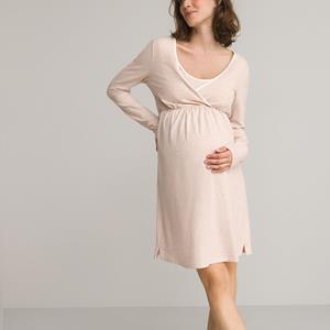 LA REDOUTE COLLECTIONS Nachthemd voor zwangerschap in bio katoen