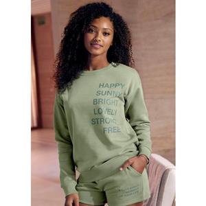 Buffalo Sweatshirt, mit Statement Druck