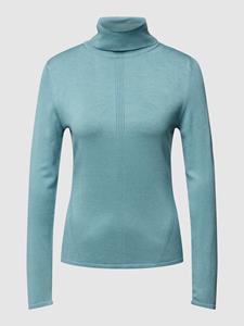 Comma Langarmshirt »Feinstrickpullover aus Viskosemix« (1-tlg) Ziernaht