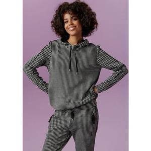 Aniston CASUAL Sweatshirt, Kapuze mit Bindeband regulierbar