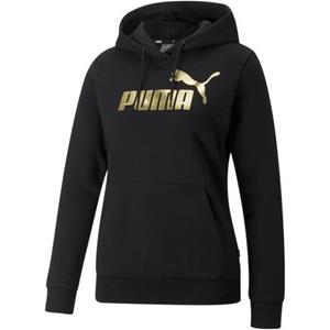 PUMA Kapuzensweatshirt "ESS+ Metallic Logo Hoodie FL"