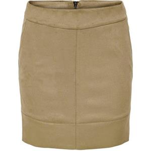 Only Lederimitatrock ONLJULIE FAUXSUEDE SKIRT OTW NOOS, mit Stretch