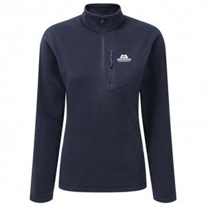 Mountain Equipment Women's Micro Zip Tee - Fleecetrui, blauw