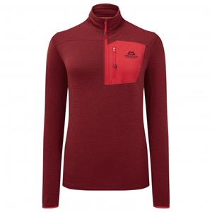 Mountain Equipment Women's Lumiko Zip T - Fleecetrui, rood