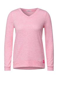 Cecil Langarmshirt in Unifarbe, 950044
