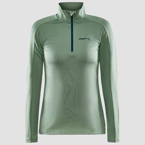 Craft core gain midlayer skipully groen dames dames