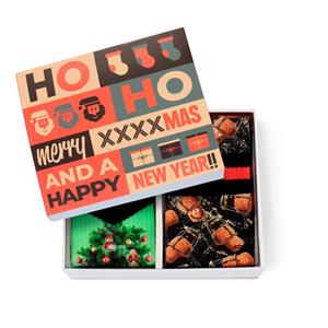 XPOOOS Xmas custome en plop sokken in giftbox