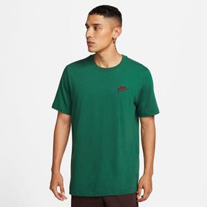 Nike Sportswear Club T-Shirt Groen Wit