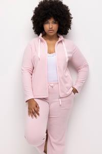 Grote Maten loungewear jasje, Dames, roze, 