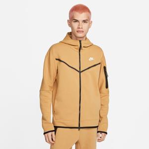 Nike Lichtgewicht sweatshirt met capuchon met ritssluiting voor heren Sportkleding Tech Fleece hoodie Elemental Gold/sail