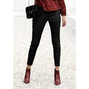 Lascana Imitatieleren broek in smalle pasvorm, figuuraccentuerende jeggings met stretchpercentage
