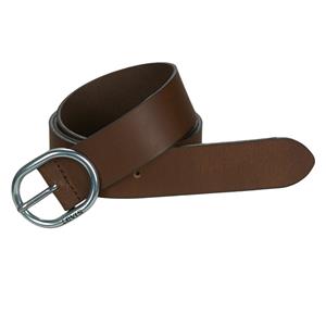 Levi's Leren riem HERMOSILLA met ovale sluiting en logo-opdruk