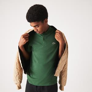 Lacoste Herren  Regular Fit Poloshirt aus Bio-Baumwolle - Grün 