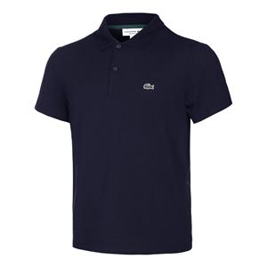 Lacoste Herren  Regular Fit Poloshirt aus Bio-Baumwolle - Navy Blau 