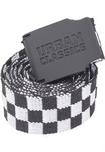 Urban Classics Hüftgürtel  Accessoires UC Canvas Belt Checkerboard 150cm