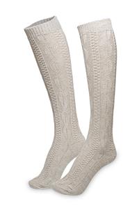 Trachtensocken lang natur 101530