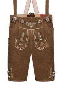 Kinder Lederhose kurz braun 140935