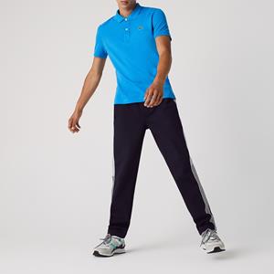 Heren Lacoste Slim Fit L.12.12 Piqué Poloshirt in Blauw