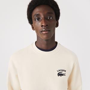 Lacoste Herren Sweatshirt mit -Schriftzug - Weiß 