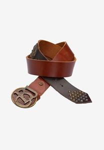 Cipo & Baxx Ledergürtel, mit stylischer Gürtelschließe