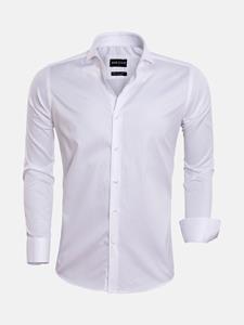 WAM Denim Overhemd Lange Mouw Prato 75563 White