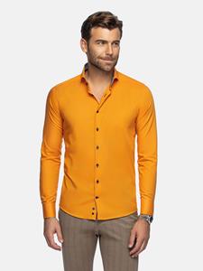 WAM Denim Overhemd Lange Mouw 75698 Cruise Orange