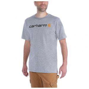 Carhartt Shortsleeve - Relaxed fit heren t-shirt met -logo Grijs