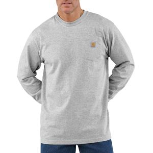 Carhartt Longsleeve - T-shirt met lange mouwen en zakje Grijs