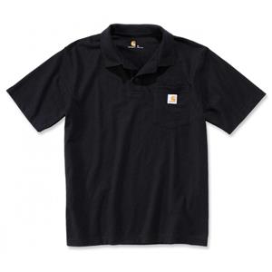 Carhartt Polo Shirts - Men loose fit vlekwerende polo Zwart