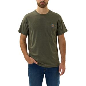 Carhartt Shortsleeves - Relaxed fit t-shirt dat zweet bestrijdt en vlekken afstoot Groen