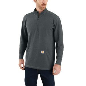 Carhartt Longsleeve - Thermisch shirt met lange mouwen en rits tot halverwege Grijs