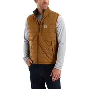 Carhartt Lichtgewicht gevoerde heren bodywarmer Bruin