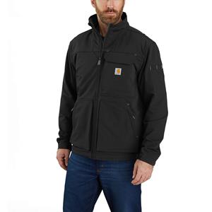 Carhartt Jas - Jack met halfhoge kraag en met waterafstotende afwerking en wind fighter-technologie Zwart