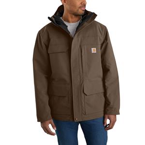 Carhartt Jassen - Geïsoleerde traditionele jas met waterafstotende afwerking en wind fighter-technologie Bruin