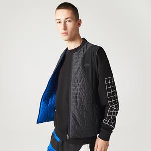 Heren Lacoste Omkeerbaar Gewatteerd Sportvest in Multi kleur