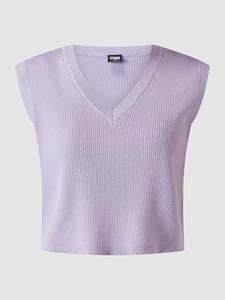 urbanclassics Urban Classics Frauen Pullover Ladies Short Knittd Slip On in violet
